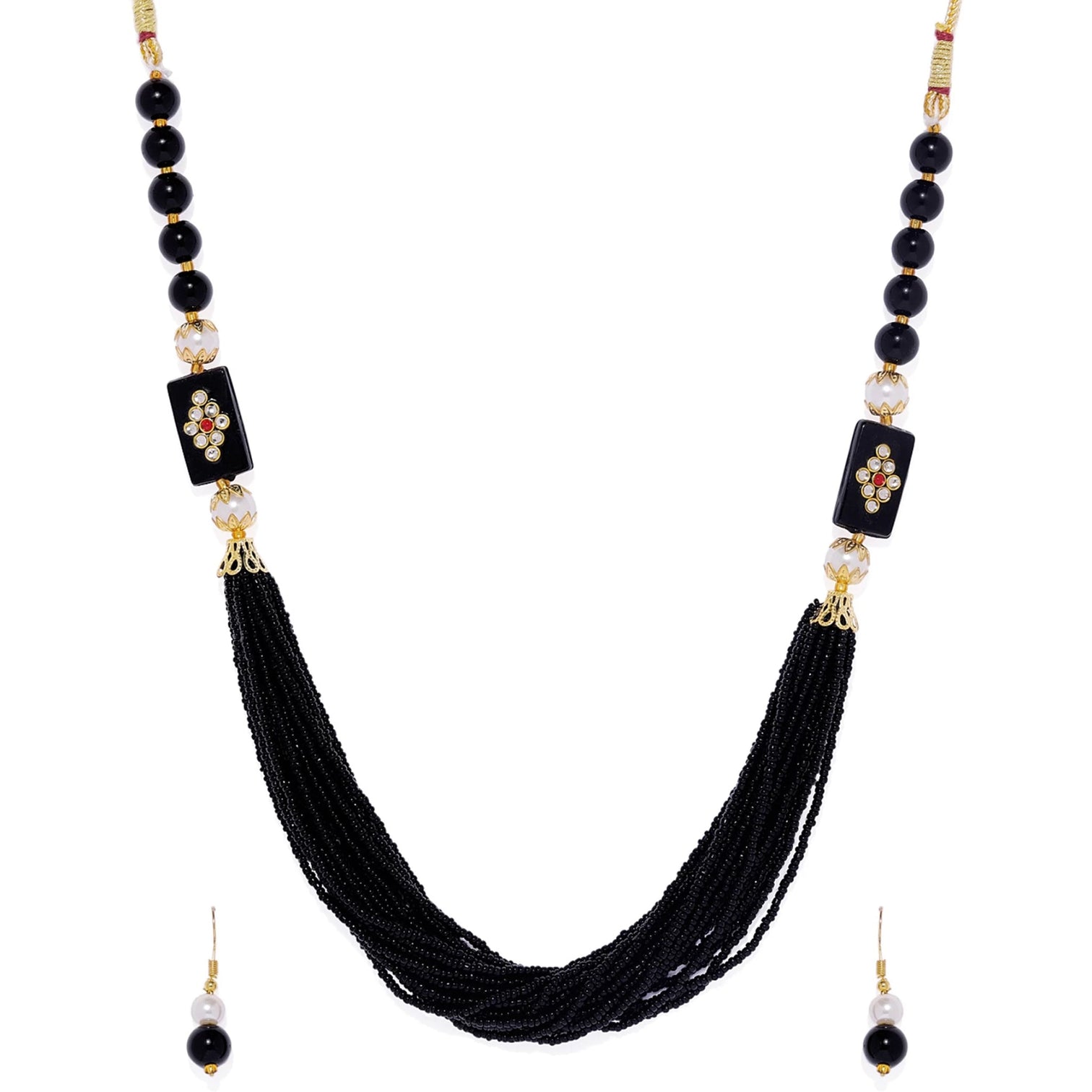 Brass Jewel Set (Black)
