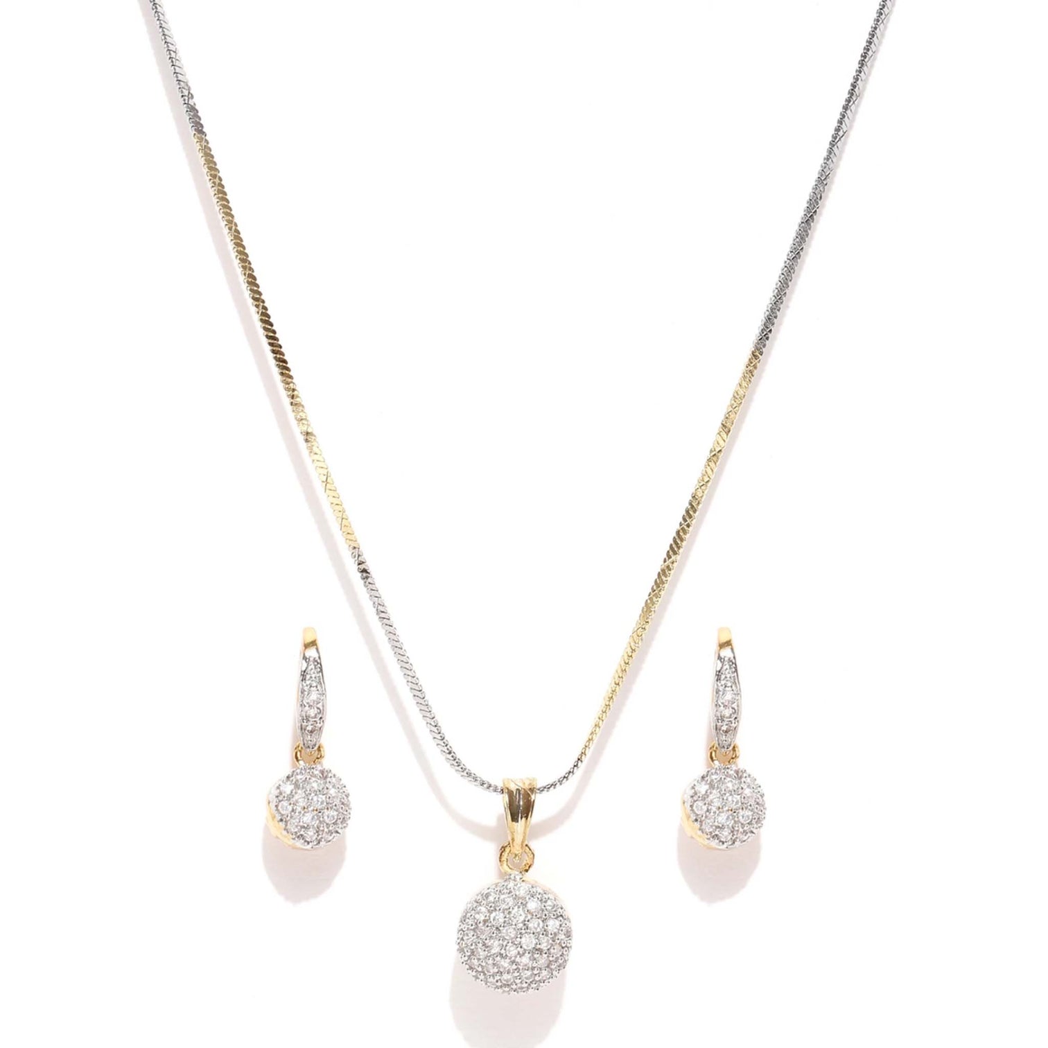 Brass Jewel Set (Gold, Silver)