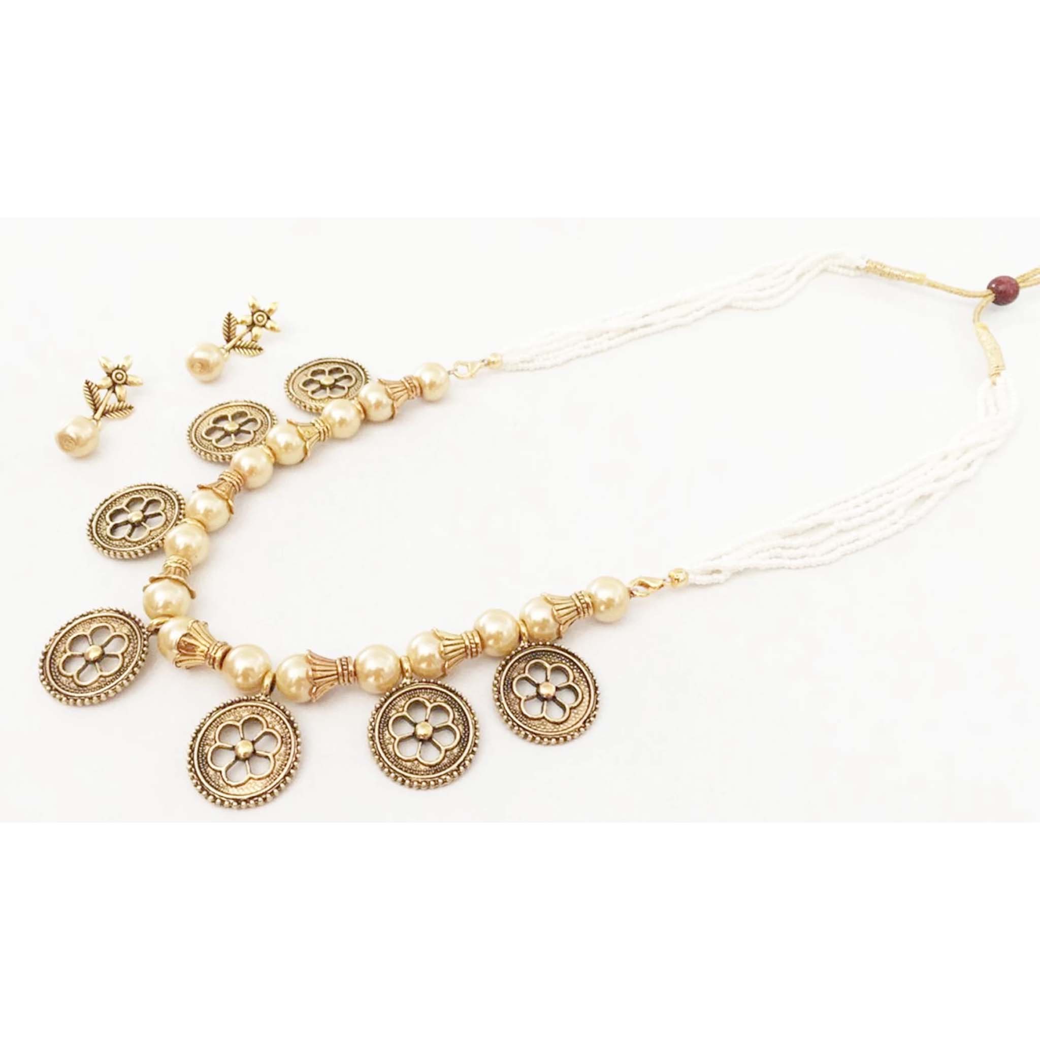 Brass Jewel Set (Gold color)