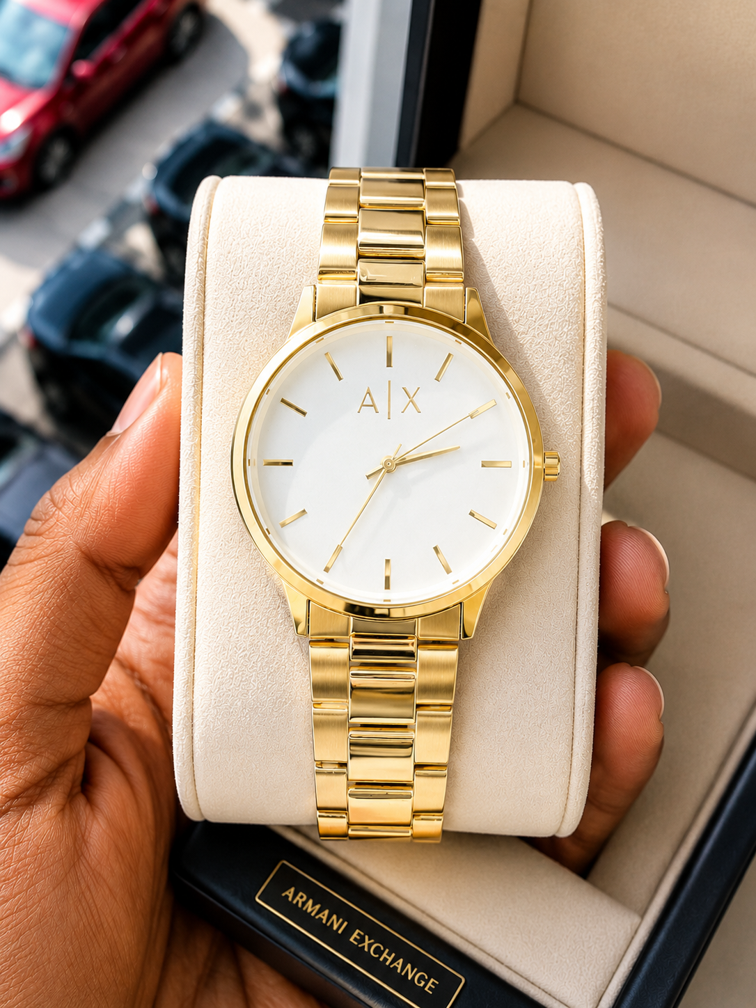 Arman i Exchange Classic Gold/ White Watch