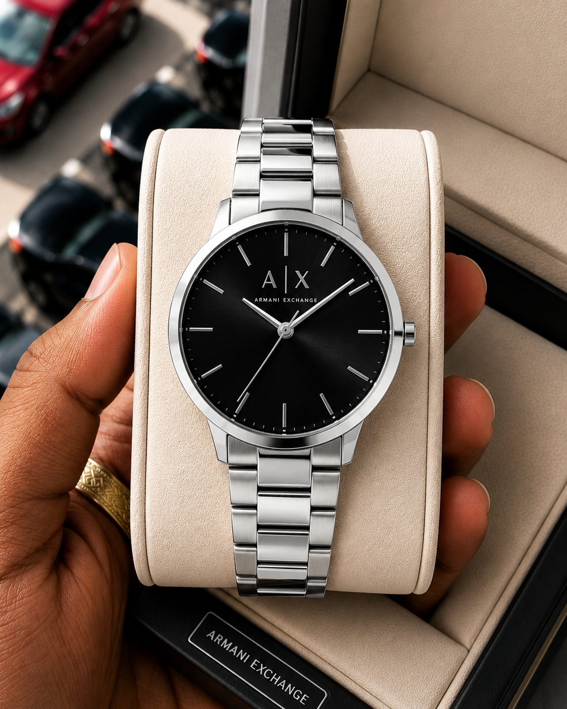 Arman_i Exchange Classic Silver/Black Watch