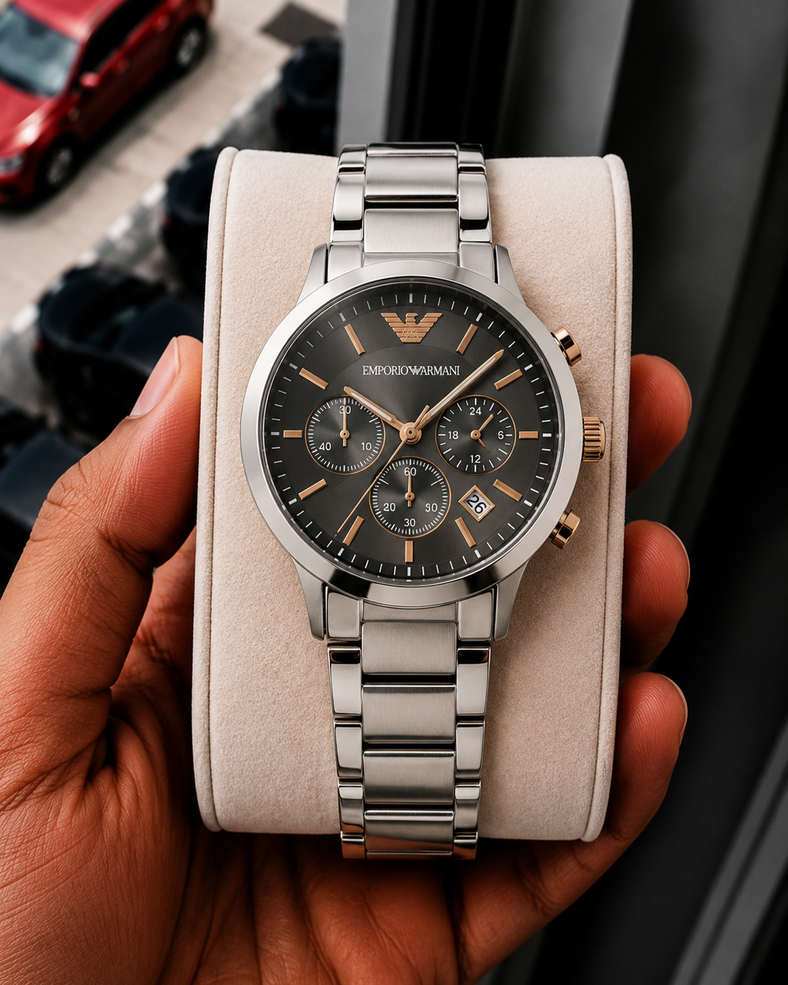 Empori o Arman i Chronograph Watch