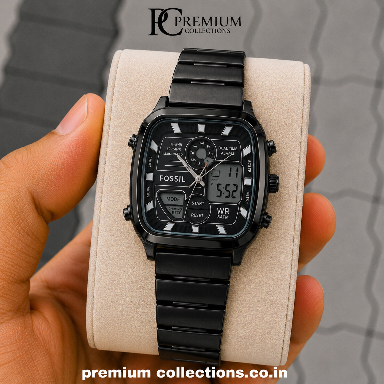Fossi_l Retro Black Watch
