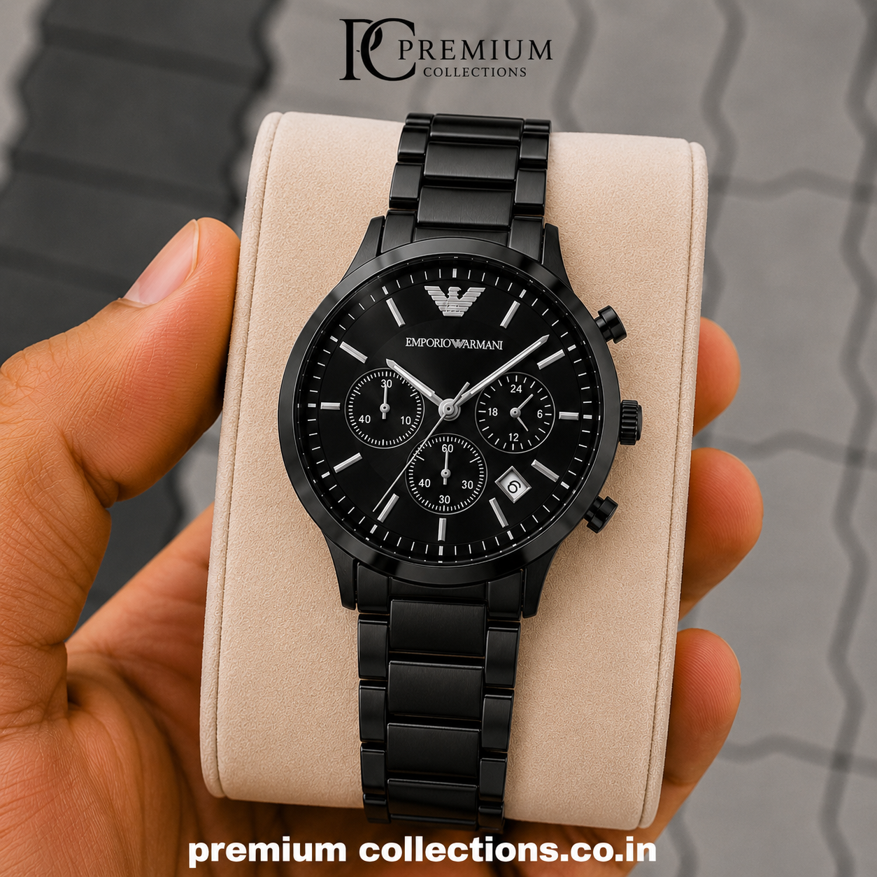 Empori_o Arman_i Chronograph Watch