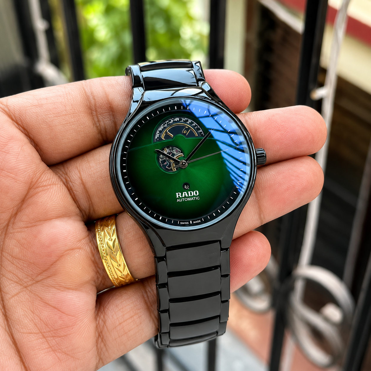 Classic True Rad o Black Green Watch