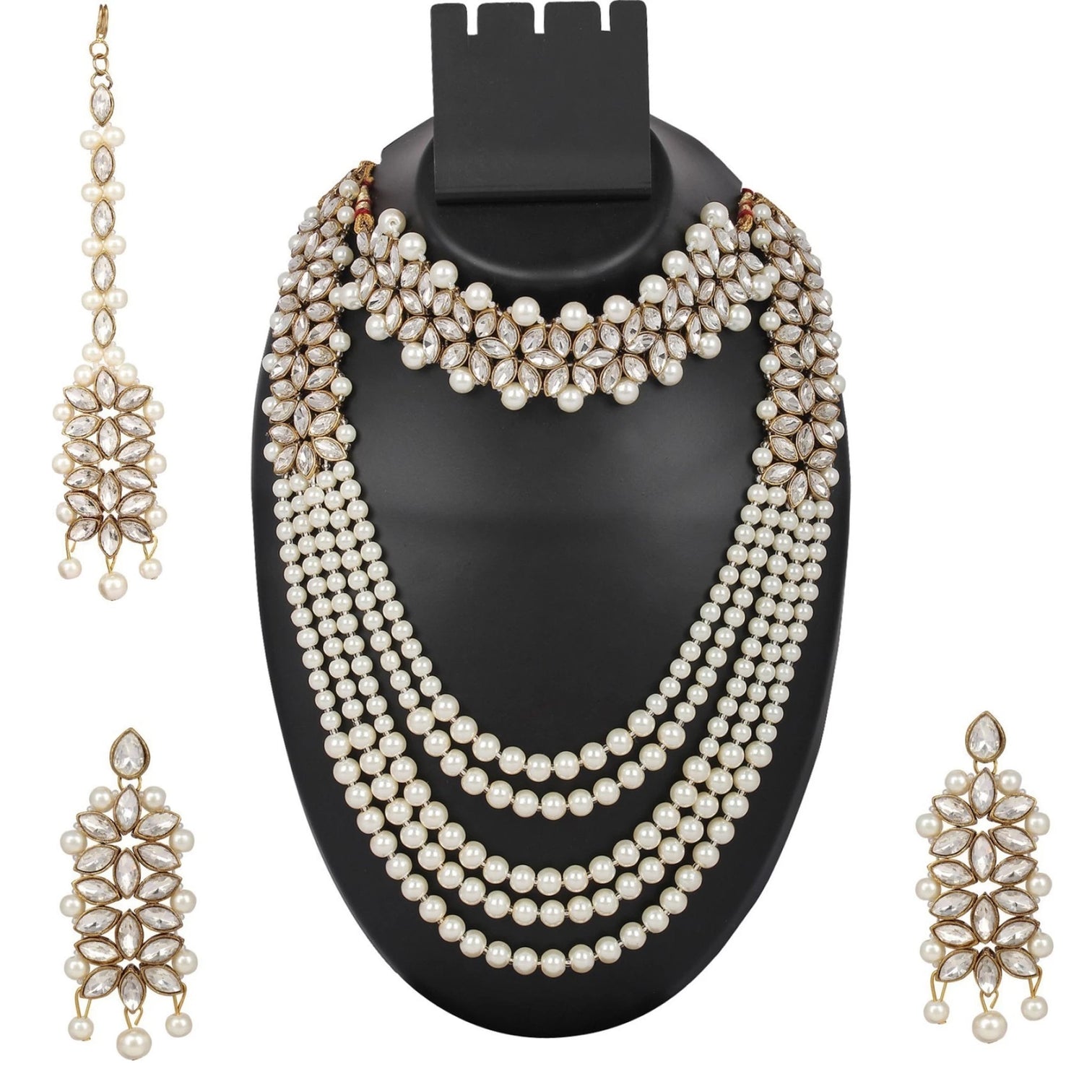 Copper Jewel Set (White)