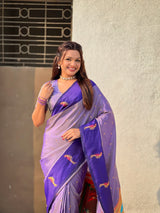 Pure Silk Saree Traditional Paithani Zari Woven Wedding Saree for Women Festive Party Wear Ethnic Designer Saree