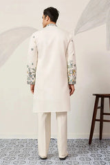 Luxury White Kurta for Indian Wedding Mens Wear