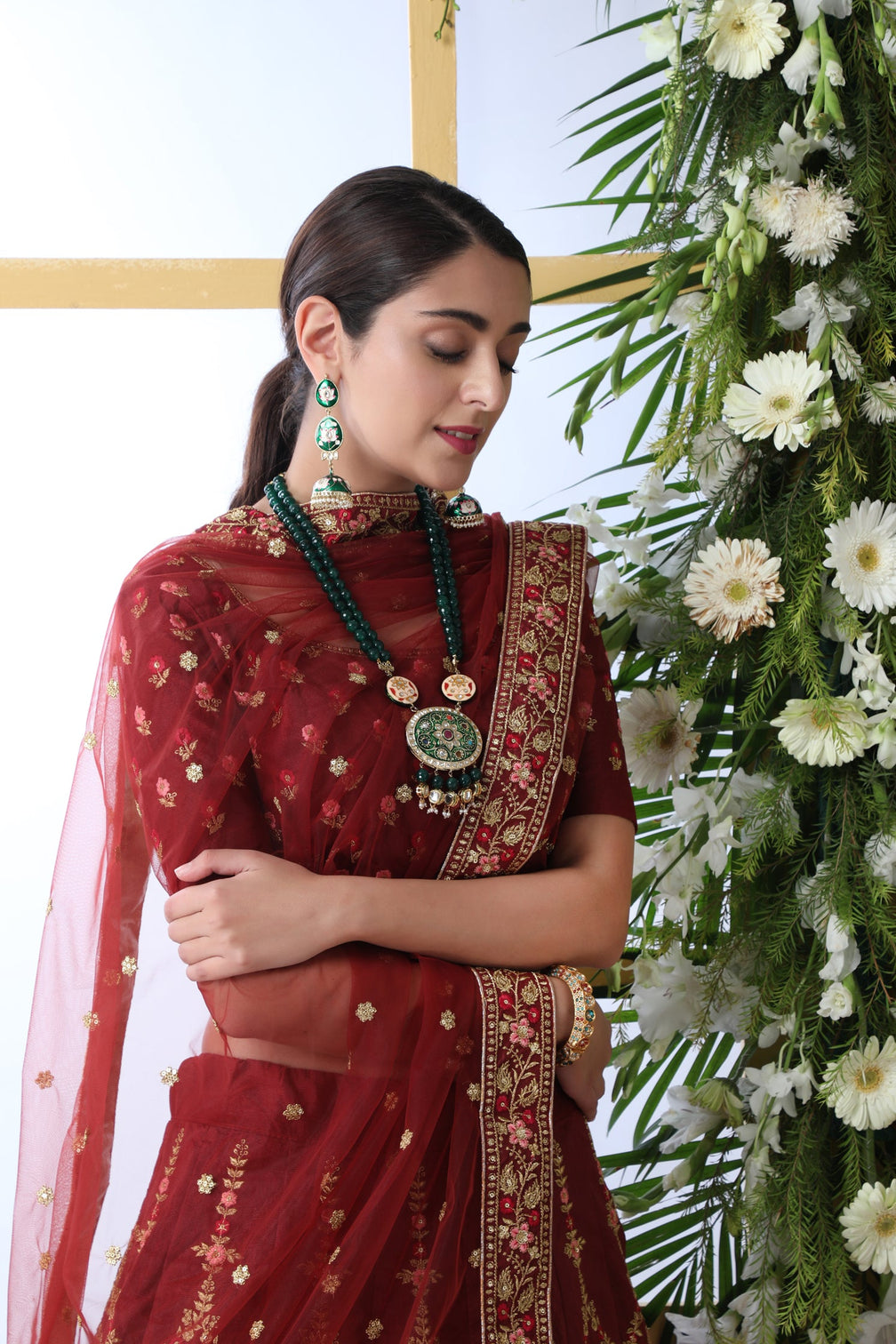 Designer Maroon Lehenga Choli For Women With Heavy Sequence Embroidery Work Wedding Wear Party Wear, Lehenga Choli