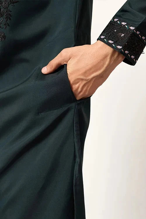 The Ultimate Designer Green Kurta with Dupatta for Mens Wear