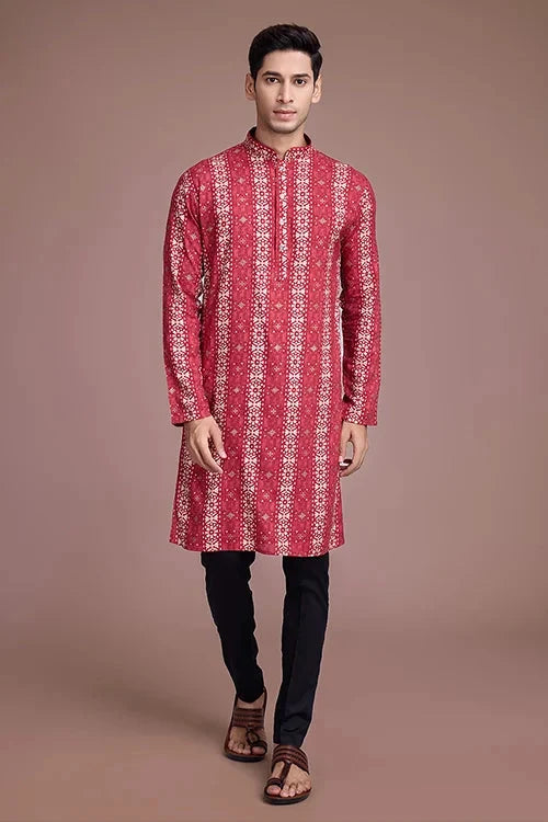 Stylish Men's Kurta Perfect for Navratri Festival Celebrations