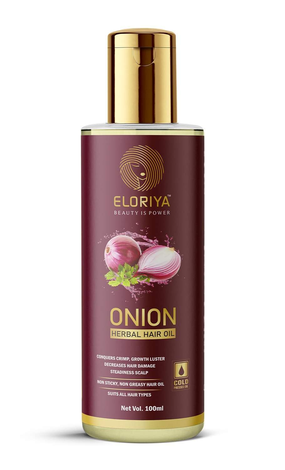 ELORIYA Onion Seed Herbal Hair Oil - 100 ml