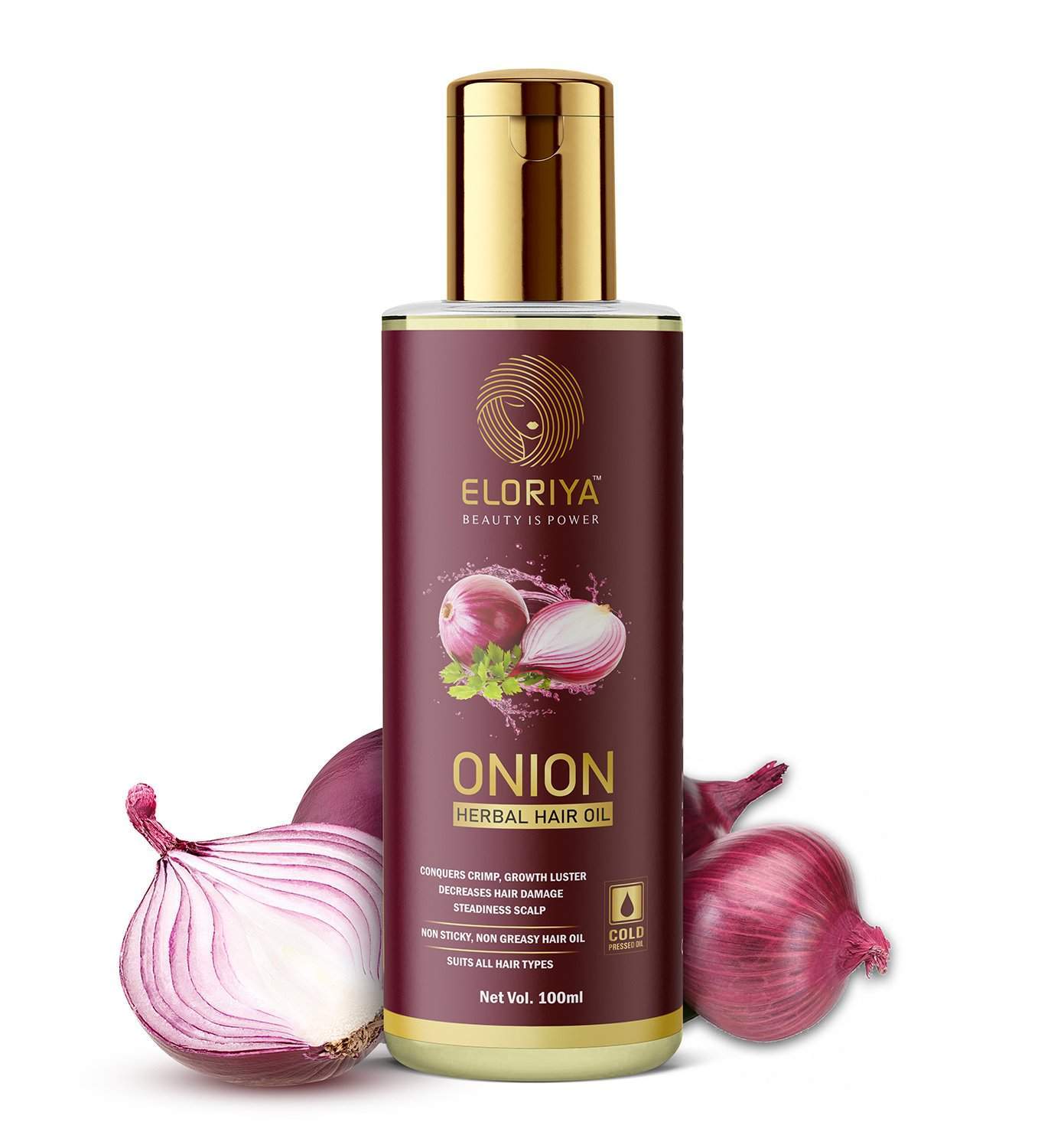 ELORIYA Onion Seed Herbal Hair Oil - 100 ml