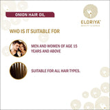 ELORIYA Onion Seed Herbal Hair Oil - 100 ml