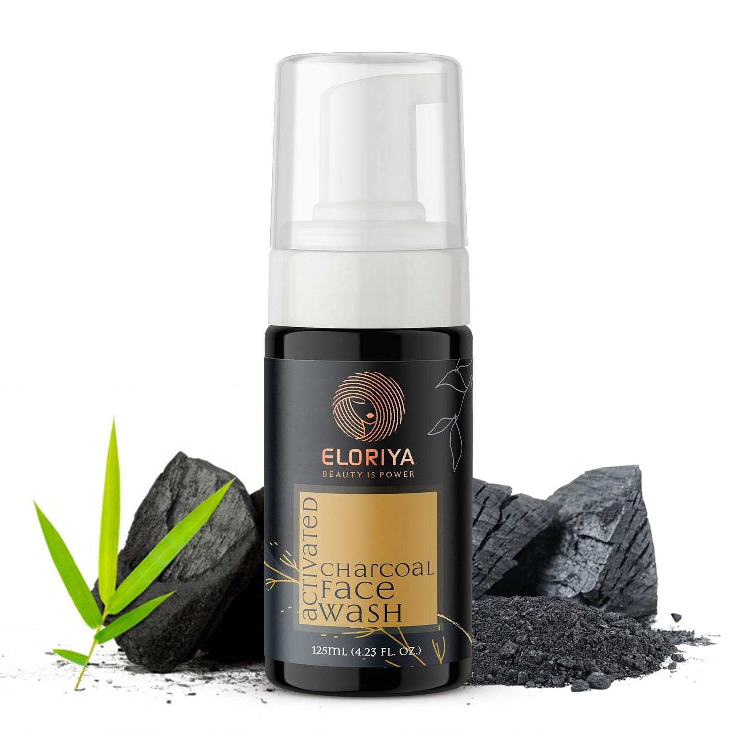 ELORIYA Activated Charcoal Foaming Facewash 125 ml