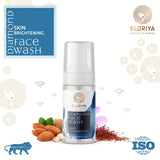 ELORIYA Diamond Foaming Facewash for Toning and Cleaning Skin Deep Cleansing Brightening and Refreshing for Men and Women 125 ml