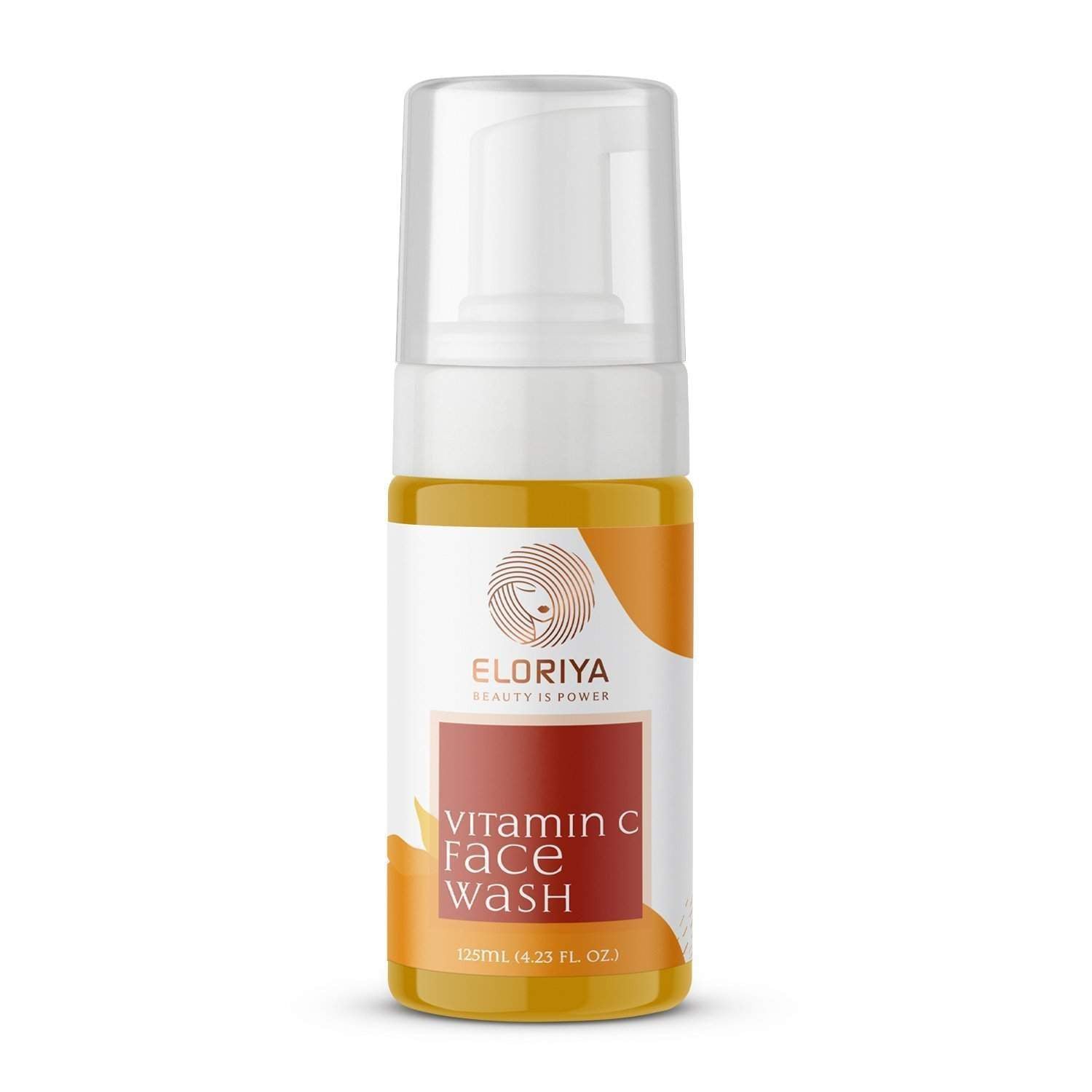 ELORIYA Vitamin C Foaming Face Wash,125 ml - For Skin Purification and Cleansing