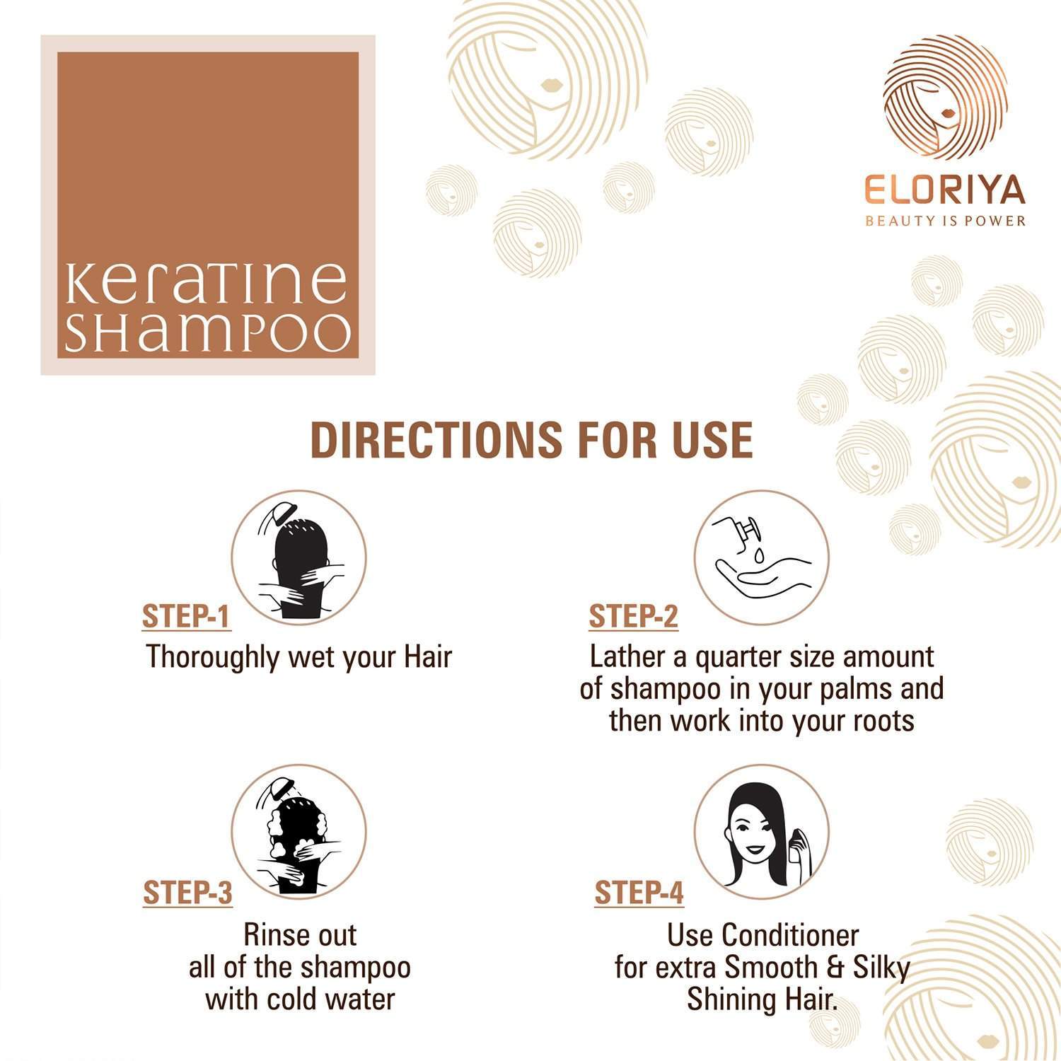 ELORIYA Keratin Hair Shampoo 300 ml