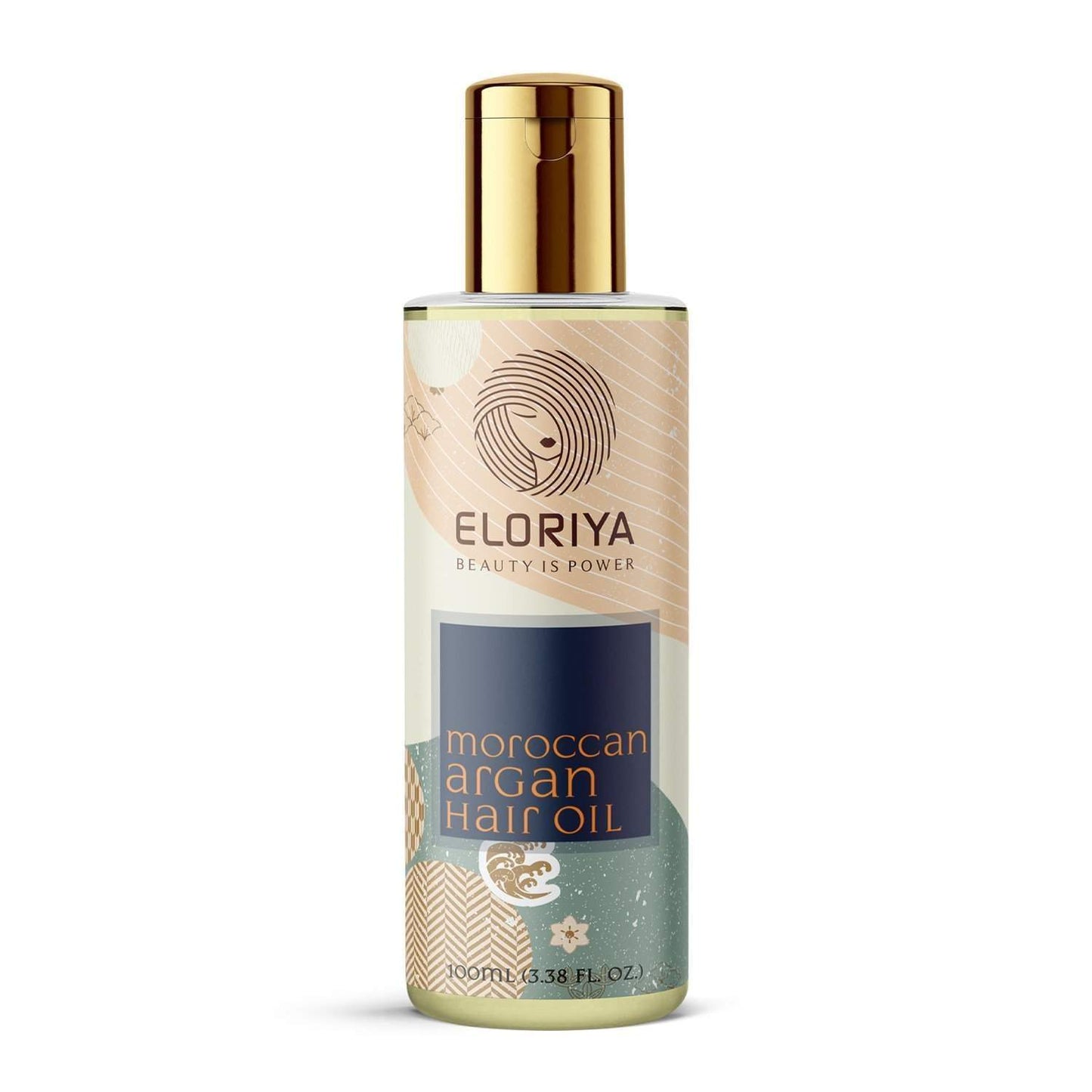 ELORIYA Moroccan Argan Hair Oil for Restores Shining and Strengthening of Hair for Men and Women, 100 Ml