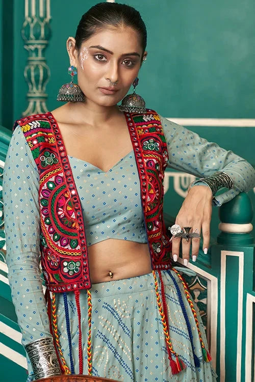 Fancy Jacket Style Navratri Special Chaniya Choli Collection