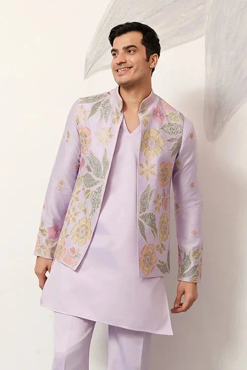Mens Wear Designer Luxury Koti Kurta Set for Carnival Season