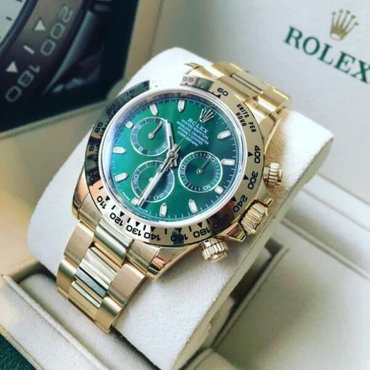 Rolex Oyster Perpetual Coronagraph Daytona Green Dial Metal Men’s Automatic Watch For Man Gift Rlx-116508