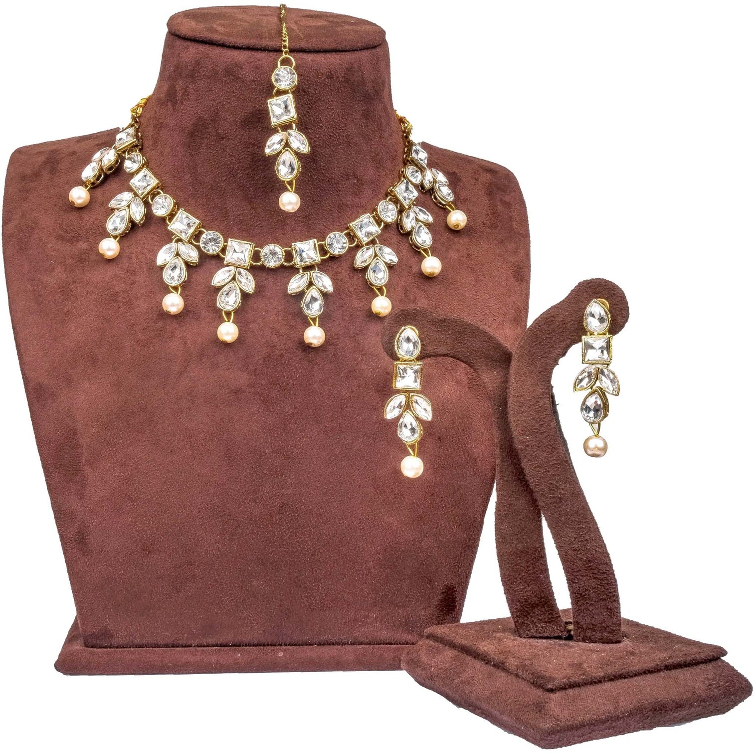 Fancy Dimond Necklace Alloy Jewel Set