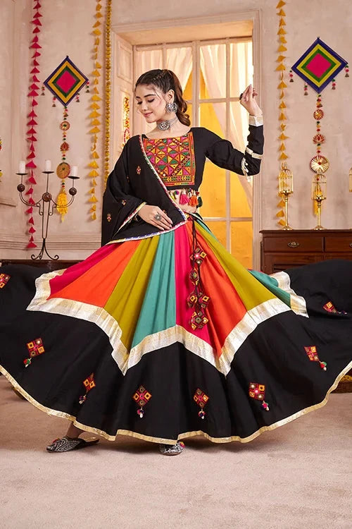 Traditional Multi Color Navratri Special Chaniya Choli