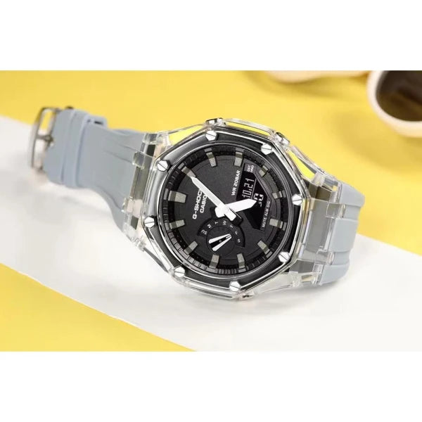 Casual G Shock GA2100 Grwy Edition With Digital And Analog Watch (SG-243) | Mameraa