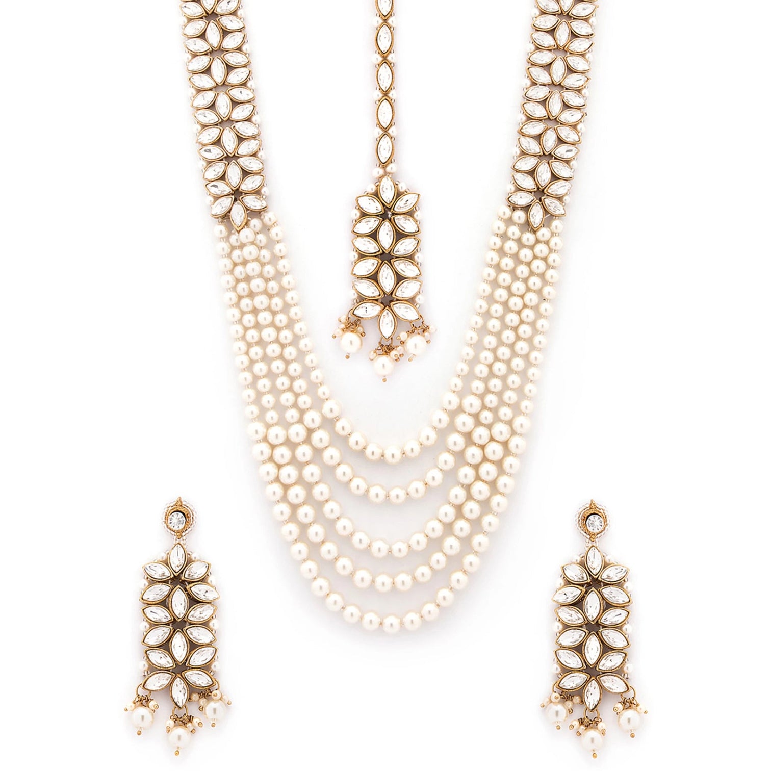 Gold color Alloy Jewel Set