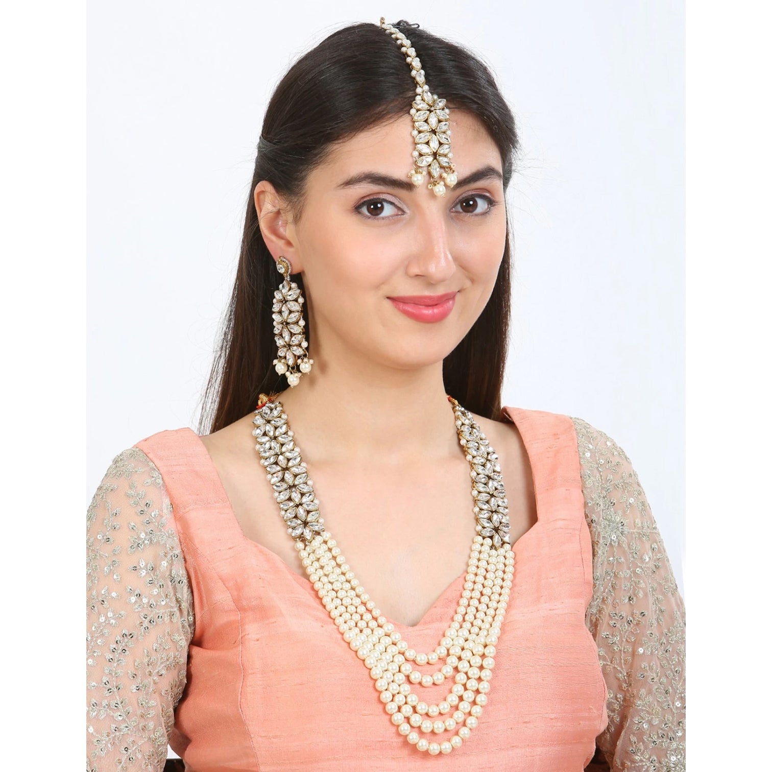 Gold color Alloy Jewel Set