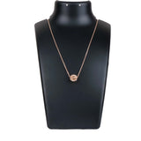 Gold-plated Brass American Dimond Pendent Gold-plated Brass Pendant Set