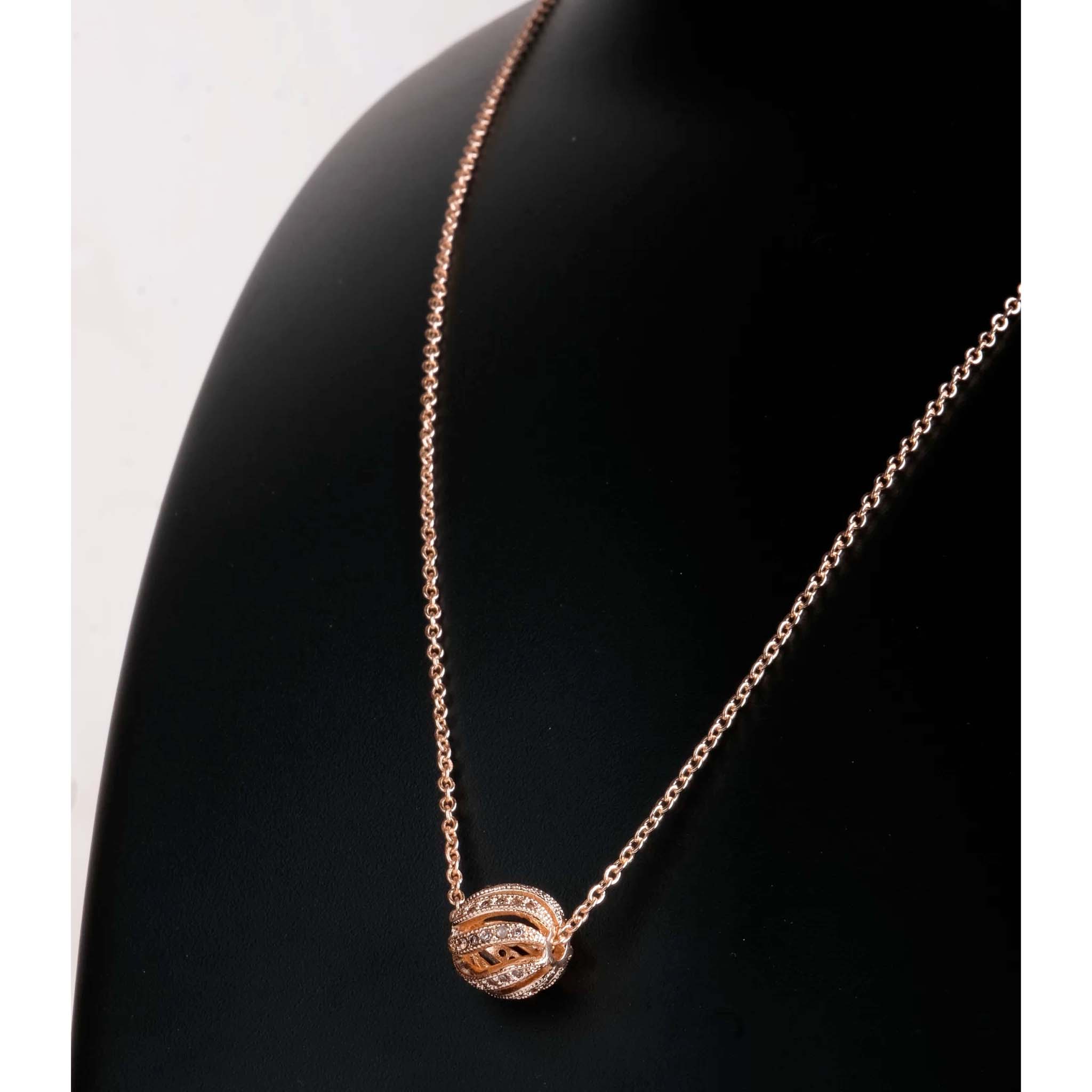 Gold-plated Brass American Dimond Pendent Gold-plated Brass Pendant Set