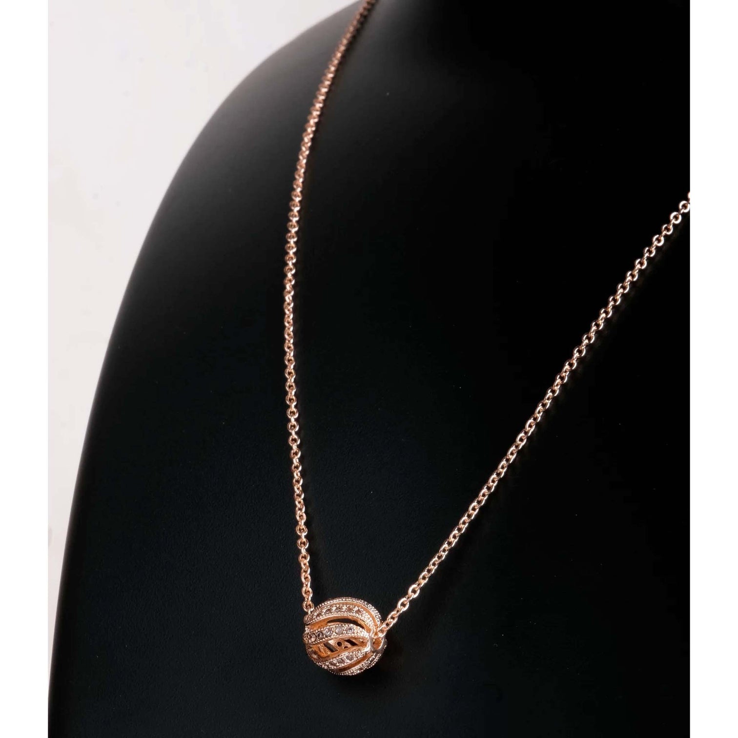 Gold-plated Brass American Dimond Pendent Gold-plated Brass Pendant Set