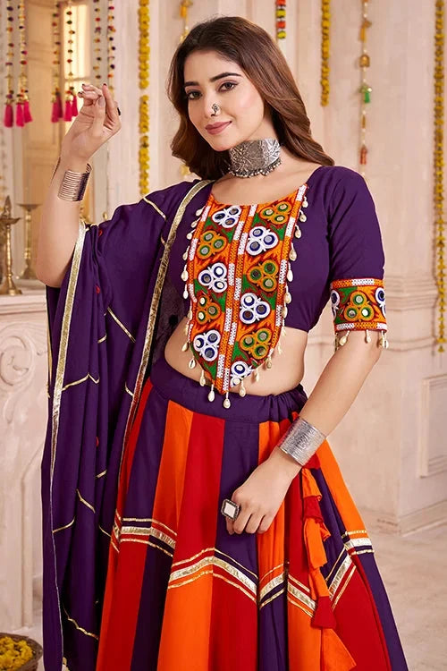 Gorgeous Multi Color Chaniya Choli Speical for Garba