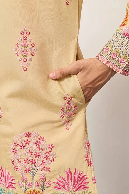 Groom Yellow Kurta for Haldi Ceremony Special for Mens