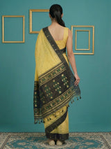 Black Handloom Soft Silk Saree with Zari Weaving, Contrast Muniya Border  Traditional Pallu – Rich Look Silk Saree with Blouse Piece