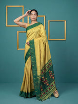 Green Handloom Soft Silk Saree with Zari Weaving, Contrast Muniya Border  Traditional Pallu – Rich Look Silk Saree with Blouse Piece