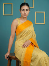 Orange Handloom Soft Silk Saree with Zari Weaving, Contrast Muniya Border  Traditional Pallu – Rich Look Silk Saree with Blouse Piece