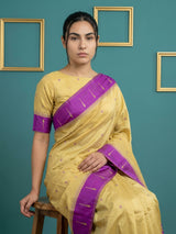 Purple Handloom Soft Silk Saree with Zari Weaving, Contrast Muniya Border  Traditional Pallu – Rich Look Silk Saree with Blouse Piece