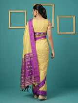 Purple Handloom Soft Silk Saree with Zari Weaving, Contrast Muniya Border  Traditional Pallu – Rich Look Silk Saree with Blouse Piece