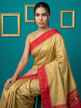 Red Handloom Soft Silk Saree with Zari Weaving, Contrast Muniya Border  Traditional Pallu – Rich Look Silk Saree with Blouse Piece