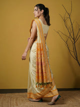 Handloom Soft Silk Saree with Zari Woven Motifs Contrast Traditional Border and Rich Pallu