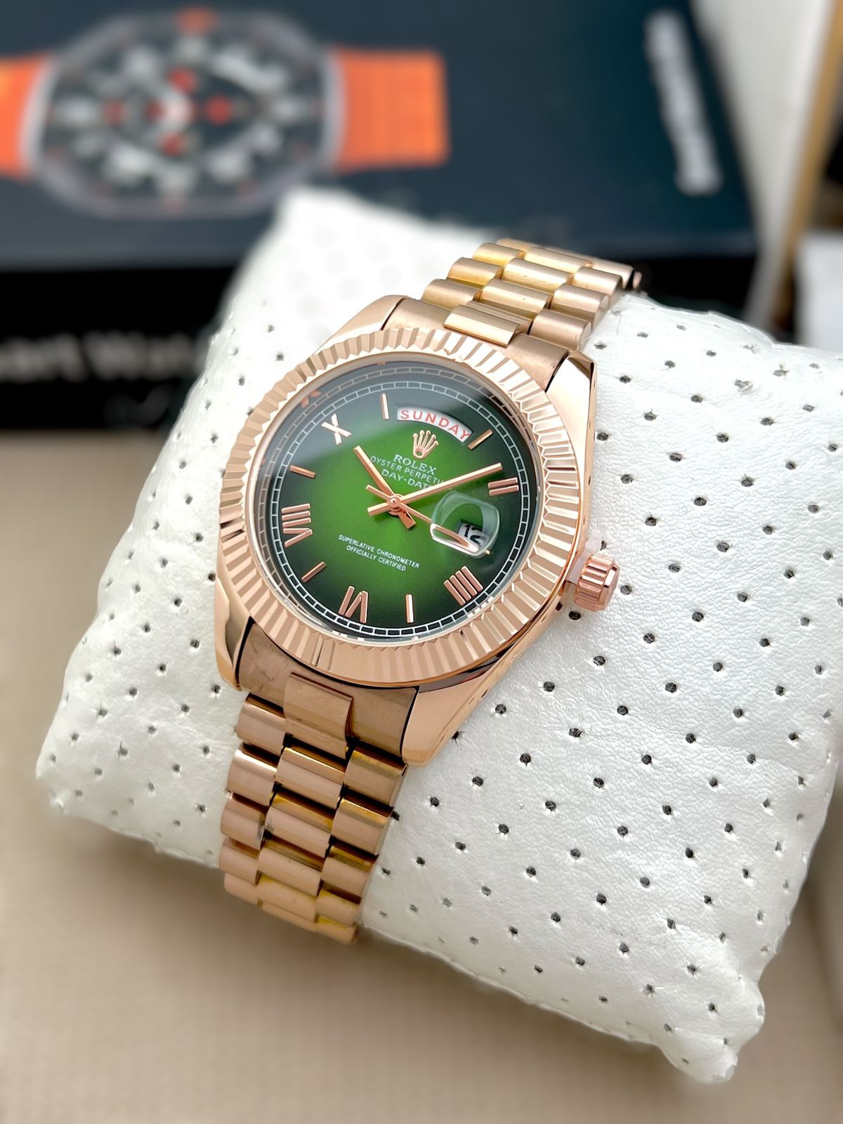 Rolex Metal belt Men’s watch