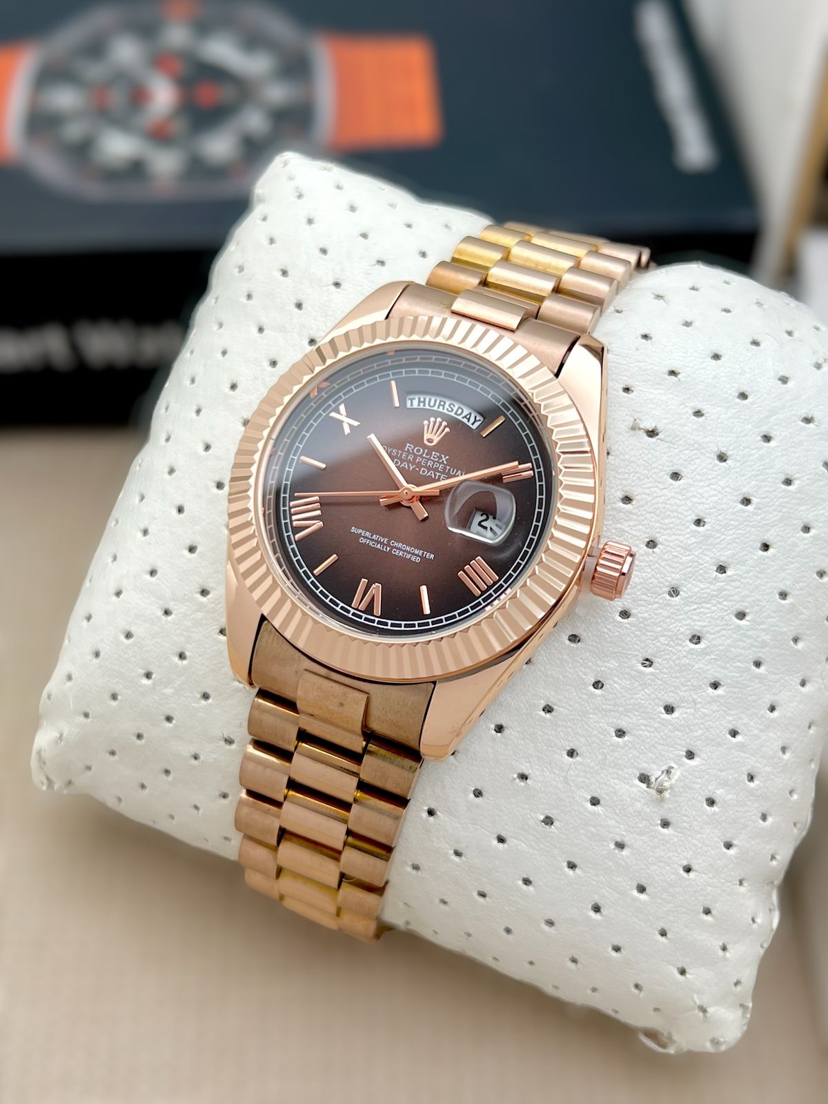 Rolex Metal belt Men’s watch