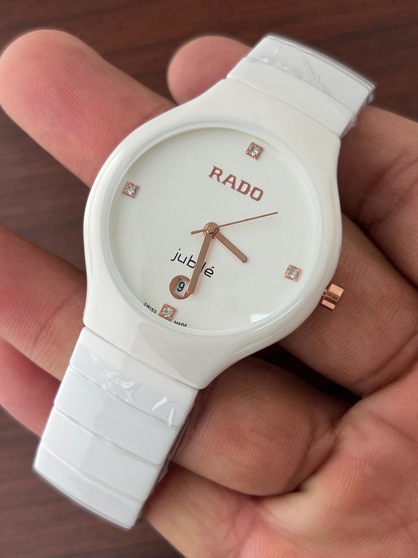 Ceramic elegance Rado True Round Men's Watch