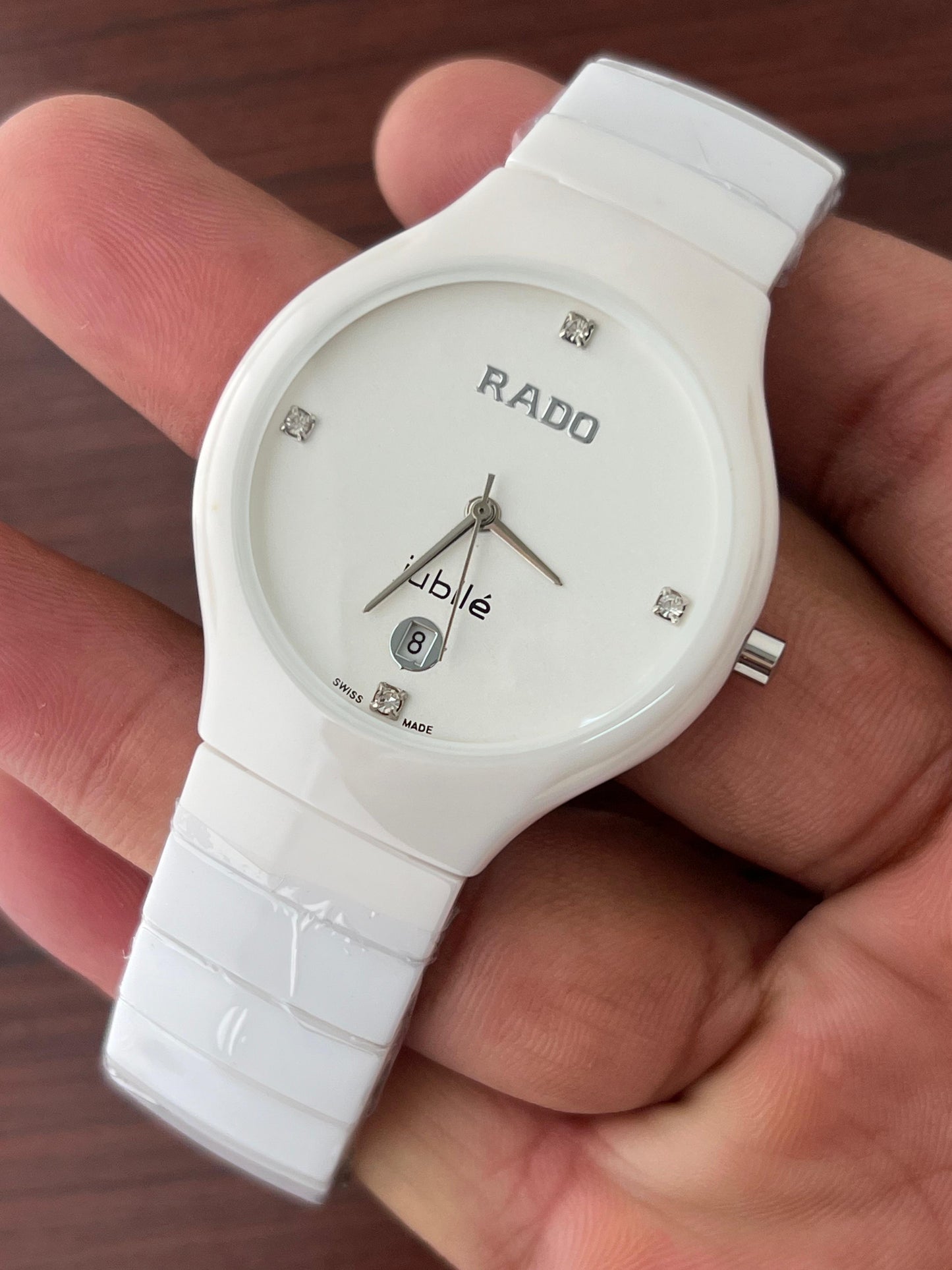 Ceramic elegance Rado True Round Men's Watch