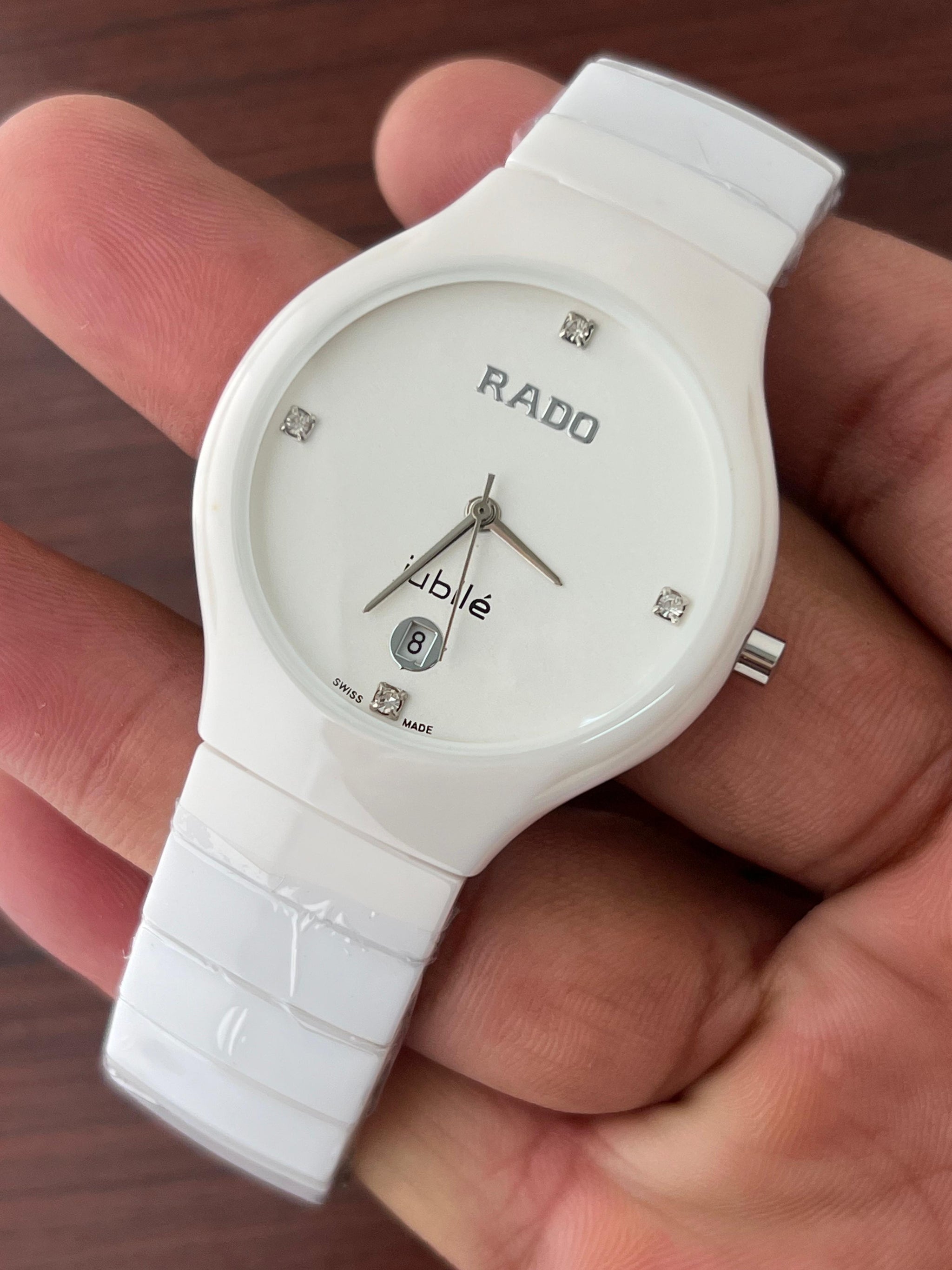 Ceramic elegance Rado True Round Men's Watch