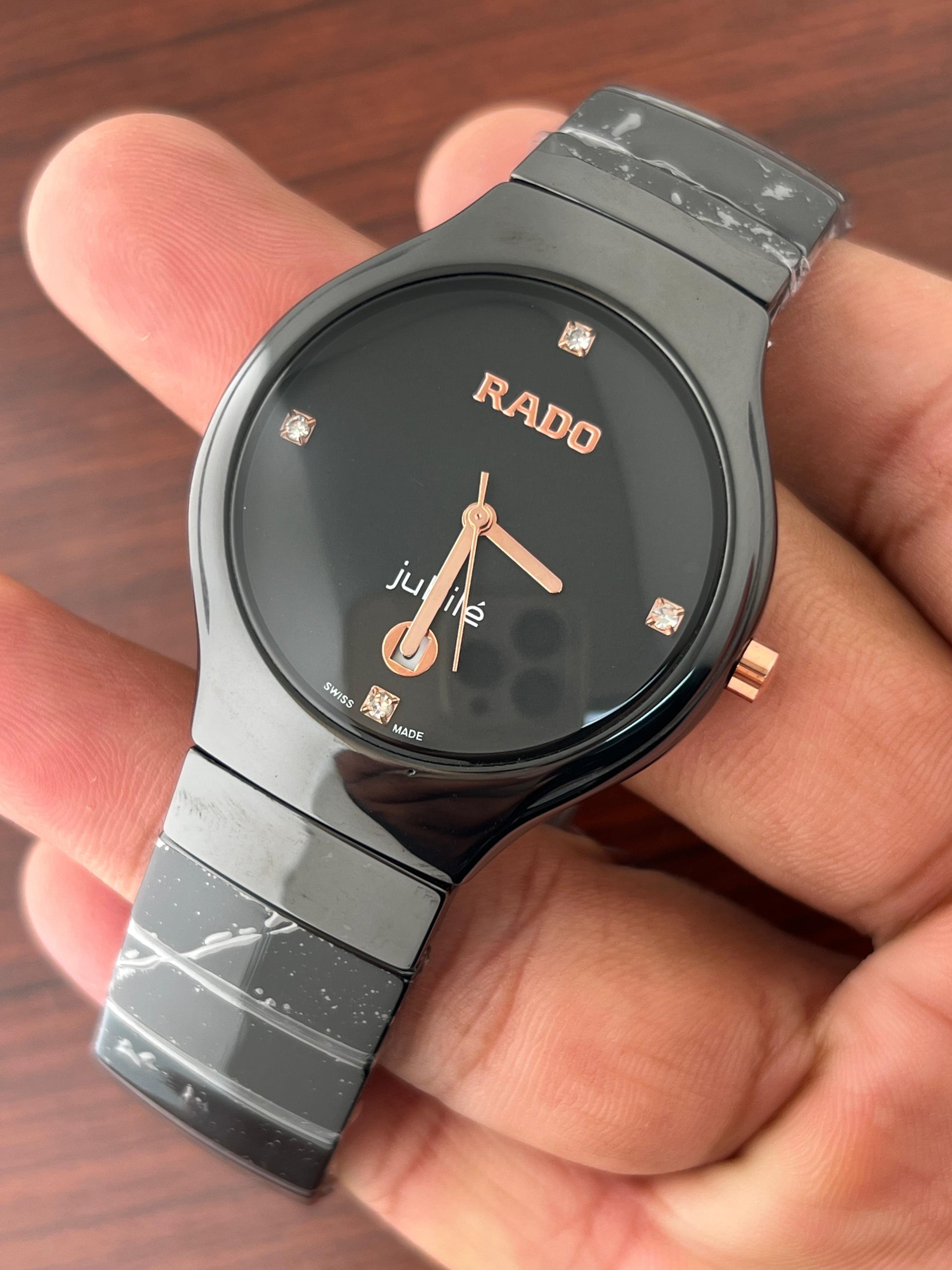 Ceramic elegance Rado True Round Men's Watch