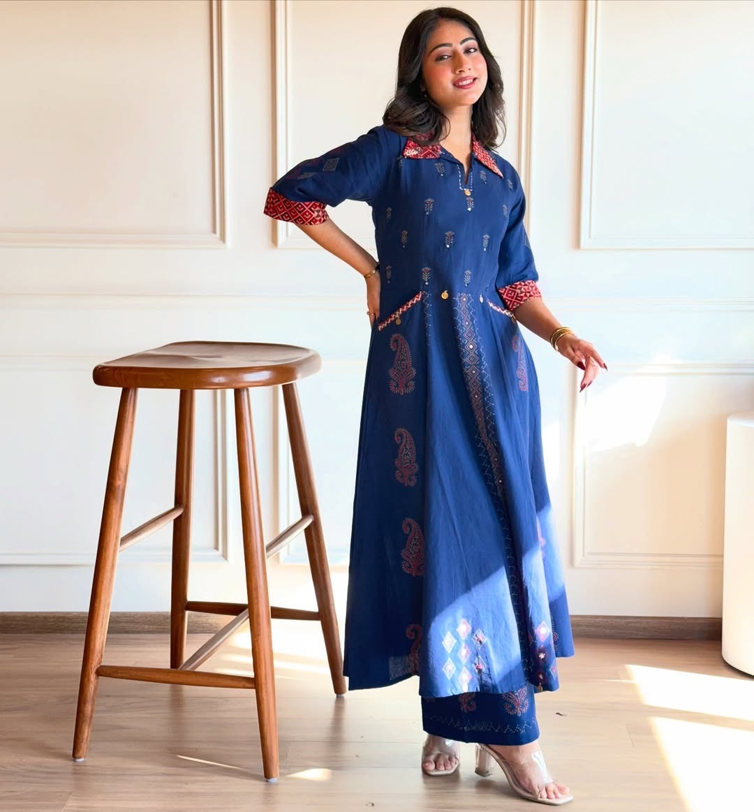 Zulekha Kurti Plazzo Set